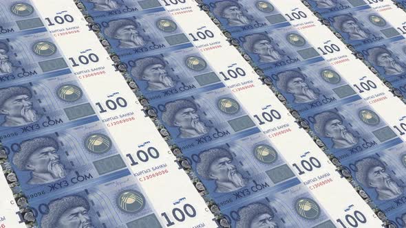Kyrgyzstan Money / 100  Kyrgyzstani Som 4K