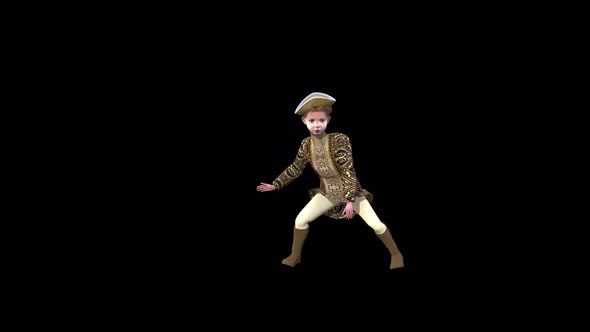 Medieval Kid Loop Dance 5– Halloween Concept, alt