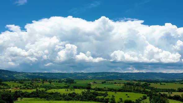 Clouds timelapse weather. Aerial cloudscape 4k time lapse.