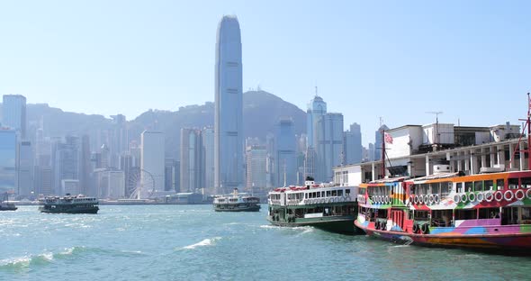 Hong Kong Victoria harbor 