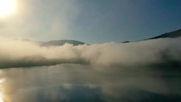 Beautiful Nature Norway over the Clouds