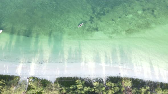 Indian Ocean Near the Shore of Zanzibar Tanzania