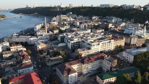 Kyiv - Aerial View of the Capital of Ukraine. Kiev