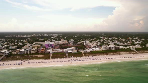 Aerial Drone Footage Seaside Fl Usa