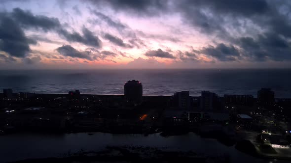 Footage South Padre Island sunrise