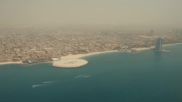 Aerial view video, Dubai, United Arab Emirates.