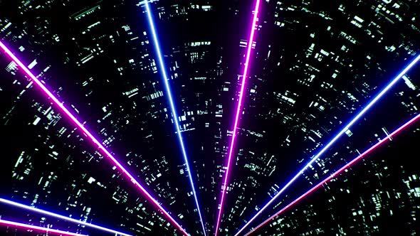 Scifi Laser Beam Background 4K