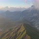 Sunrise in the Dolomites mountains with fog and mist - VideoHive Item for Sale