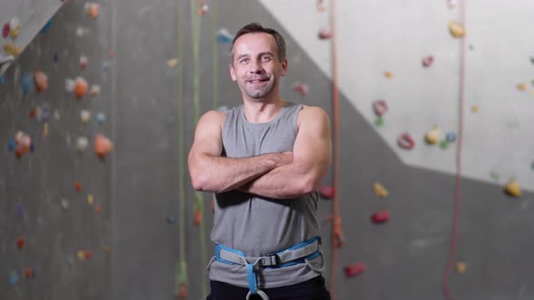 Portrait of Professional Climber