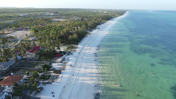 Tanzania  Aerial View of the Beach on Zanzibar Island