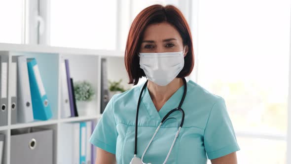 Woman Doctor in the Clinic