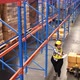 team of black male and female warehouse workers - VideoHive Item for Sale