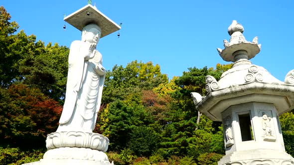 Bongeunsa temple on South Korea