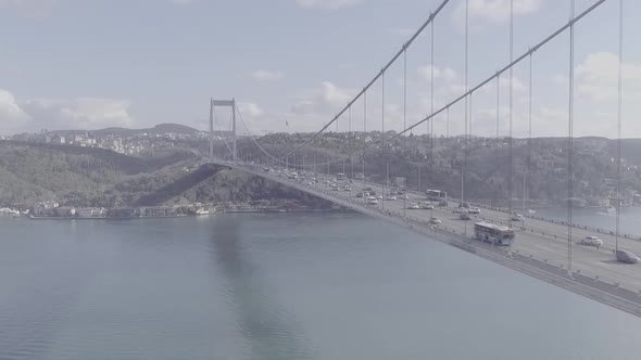 Bosphorus Bridge and traffic