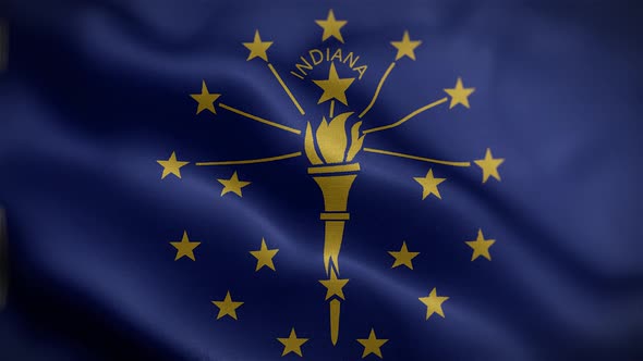 Indiana State Flag Front