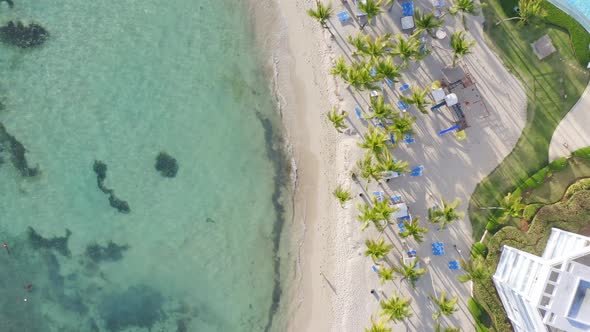 Topdown View Of Marbella Juan Dolio With Luxury Accommodations And Outdoor Pool In Playa Hemingway,