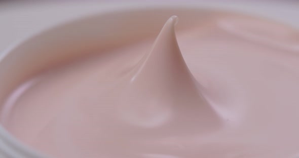 Closeup shot of cosmetics lotion