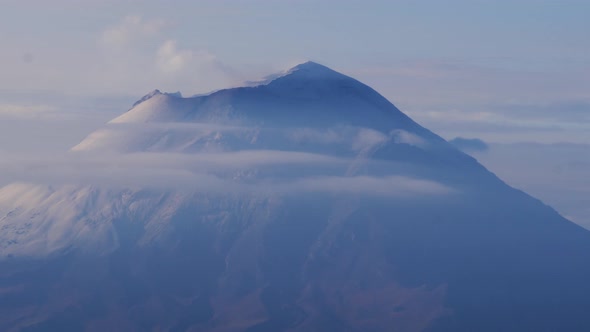 popocatepetl volcano in puebla mexico