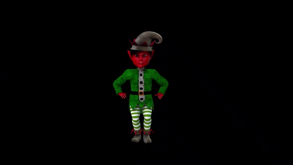 Red Elf Dance 8 – Christmas Concept alt