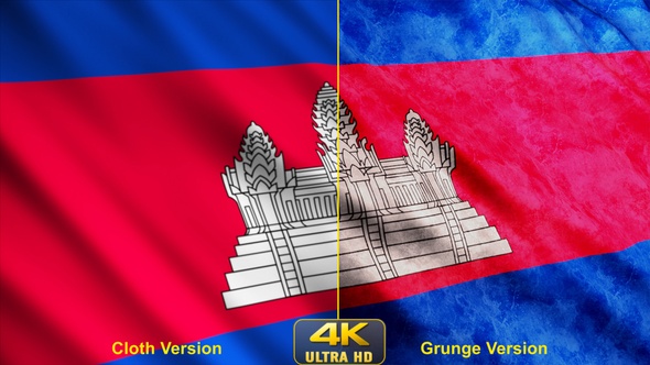 Cambodia Flags