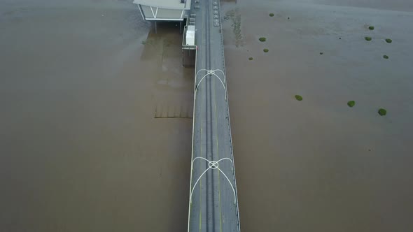 Southport peir  aerial shot