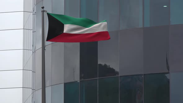 Kuwait Flag Background 4 K