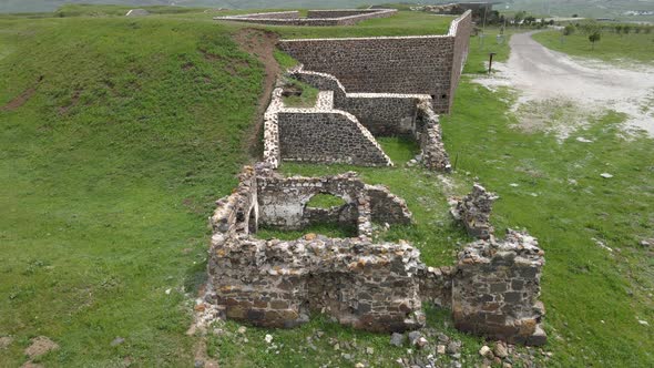 ancient ottoman castle ruins