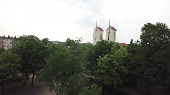 View of a Lutheran Church in a German Province