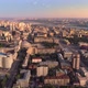 Panoramic Aerial View of the Big City on the River - VideoHive Item for Sale