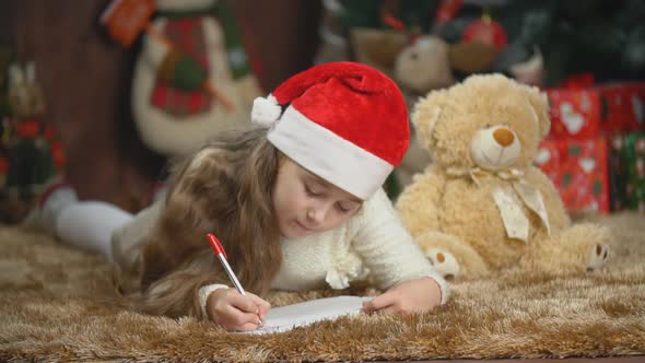 Girl Writes a Letter