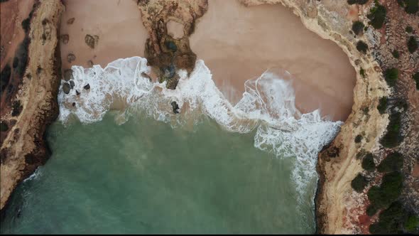 Praia de Albandeira, Lagoa, Faro District, Algarve, Portugal