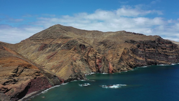 Landscapes Madeira island. Portugal. Beautiful archipelagos in the middle of the Atlantic.