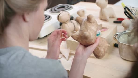 Paper Mache Toy Production Process