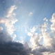 Timelapse Of Sun Rays Emerging Though The Dark Storm Clouds - VideoHive Item for Sale