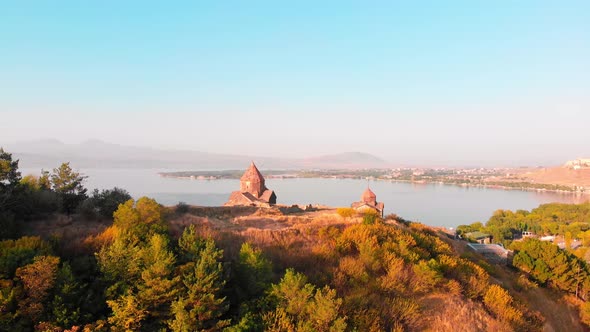 Rising View Orthodox Church In Autumn