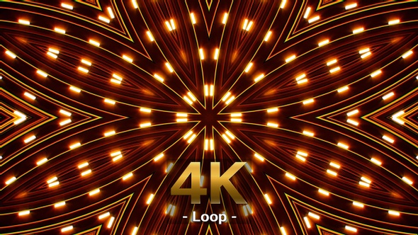 Orange Decoration Light Loop 4K 01