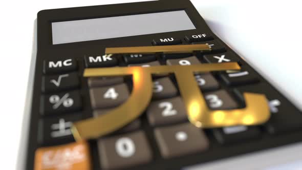 BUY Text on Calculator Display and Renminbi Currency Symbol alt