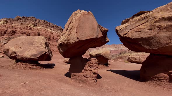 Amazing balancing boulders in Arizona