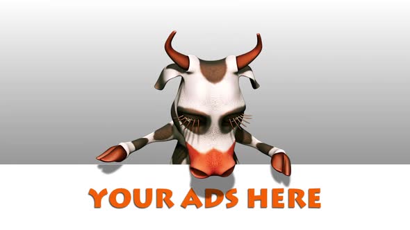 Happy Cow - Cartoon Ads