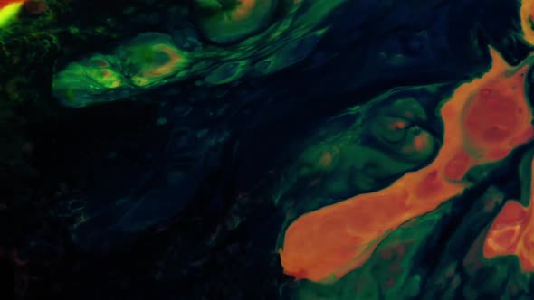 Psychedelic Spreading Flow Paint Swirling And Explosion  alt