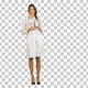 Pretty female doctor describing and advertising, Alpha Channel - VideoHive Item for Sale