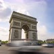 Paris, France, Timelapse - The Arc de Triomphe and the city traffic on the Champs-Elysees - VideoHive Item for Sale
