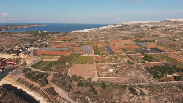 Aerial drone video from Malta,Mellieha and surroundings.