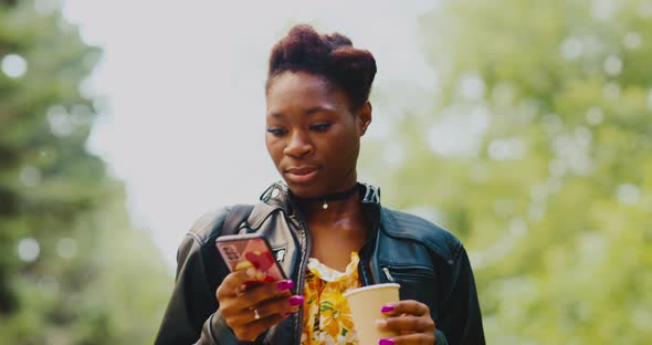 Woman Using Smartphone