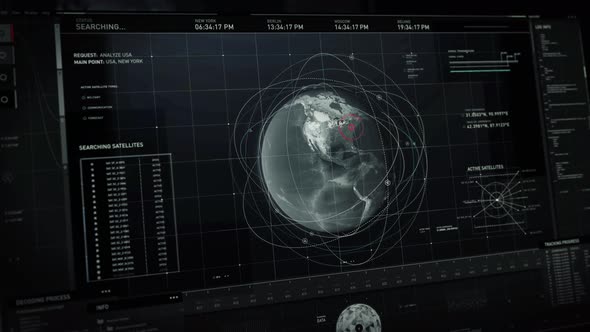 Global Satellite Scanner Discovers Tracked Target Position On USA Territory alt