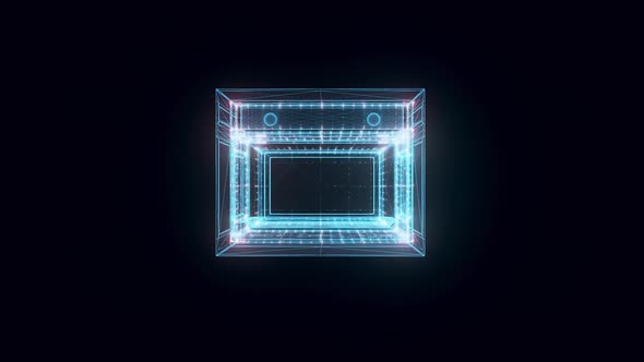 oven hologram Rotating 4k alt