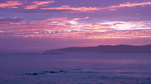 Time Lapse of Aran Island - Arranmore - County Donegal, Ireland