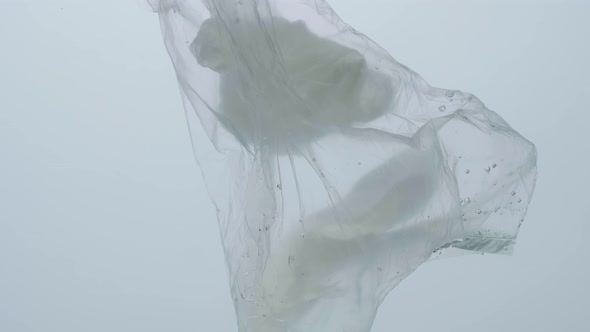 Underwater Pollution Plastic Bag