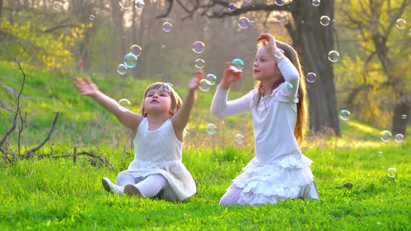 Happy Kids in the Park