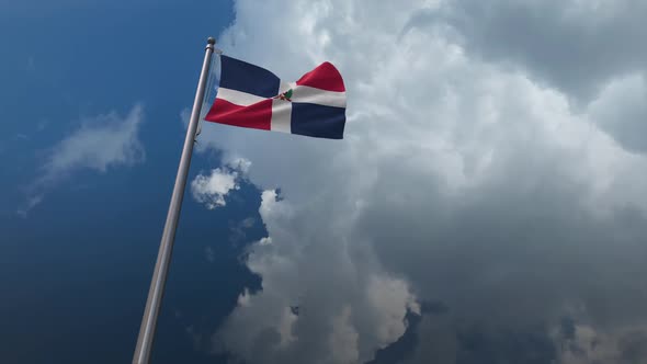 Dominican Republic Flag Waving 2K